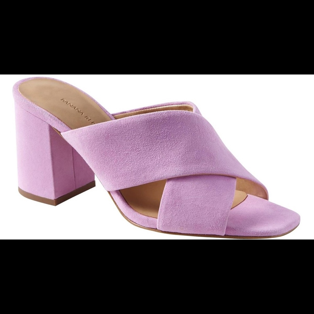 NWOT Banana Republic Crisscross Mules
